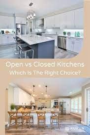Open Vs Closed Kitchens Get The Best Layout For Your Home Closed Kitchen Design Closed Kitchen Kitchen Design