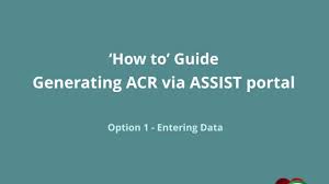 How to submit socso contribution with assist portal. Assist Portal How To Guide Generating Acr Option 1 Entering Data Youtube