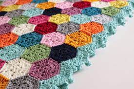 The Grand Finale Post For My Completed Weekender Blanket With All The Facts And Figures You Ne Crochet Hexagon Hexagon Crochet Pattern Crochet Hexagon Blanket