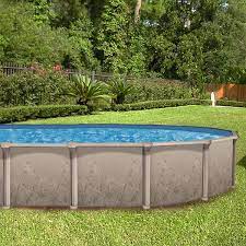Shop above ground beaded & overlap liners in canada at our pool store. Nature 15 X 24 Ft Oval Buttress Free Above Ground Pool Pool Supplies Canada