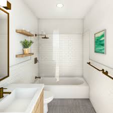 Tile ideas for small bathrooms cover everything from plain and simple to luxe and indulgent. 75 Beautiful Modern White Tile Bathroom Pictures Ideas July 2021 Houzz