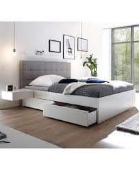 Betten mit bettkasten online bestellen » rechnungskauf + ratenzahlung möglich ✓ betten mit bettkasten 140x200 cm u.v.m. Hasena Elito Buche Weiss Deckend 2 Bettkasten Kopfteil Grigio 120x200
