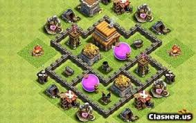 Maka dari itu saya akan membagikan susunan base coc th 9 terkuat di tahun 2020. Town Hall 4 Coc Farming Base Links Clash Of Clans Clasher Us