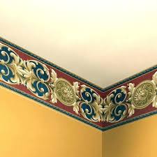 wallpaper borders, crown moldings