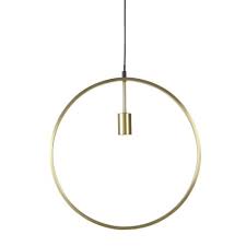 Suspension Anneau En Metal Dore Maisons Du Monde In 2020 Pendant Light Metal Rings Light