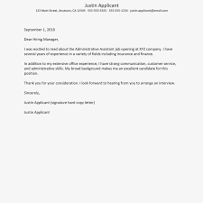 Cover Letter Samples For Business And Administration Jobs