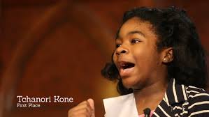 Fifth-grader's speech