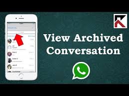 Search the person's name in the search bar. How To View Archived Conversations On Whatsapp Iphone Youtube