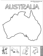Australia Preschool Printables Preschool Printables Australia Crafts Australian Animals