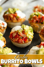 Mini Burrito Tortilla Cups Don T Go Bacon My Heart Recipe In 2020 Burritos Food Recipies Mexican Food Recipes