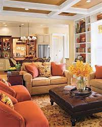 Here are a few tips to help you cozy up your home in the long, dark and cold winter months! 35 Perfect Warm Living Room Decorating Ideas Decorating Ideas Living Perfect Room Wa Family Room Colors Country Living Room Living Room Warm