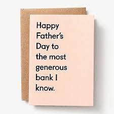Father's day is sunday, june 20! Most Generous Bank Father S Day Card Paper Source