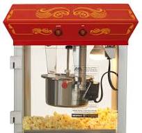 FunTime FT421CR 4oz Red Bar Table Top Popcorn Popper Maker Machine