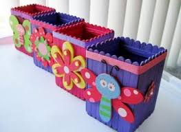 Kerajinan Stik Es Krim Kotak Lem Lemkayu Wood Woodworker Adhesive Perekatan Kerajinan Craft Unik Lucu Bioindustrie Kids Crafts Kreatif Tempat Pensil