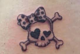 Little Skull Tattoo 3 Skull Thigh Tattoos Girly Skull Tattoos Skull Girl Tattoo