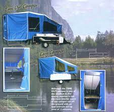 The Timeout And Easy Camper Motorcycle Pullable Camping Trailers Camping Trailer Motorcycle Camping Gear Motorcycle Camping