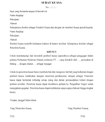 Contoh surat kuasa dalam artikel ini meliputi contoh surat kuasa perseorangan, kedinasan, kuasa bank, kuasa tanah, dan pengambilan dokumen. 11 Contoh Surat Kuasa Khusus Pengambilan Bpkb Ijazah Pewalian