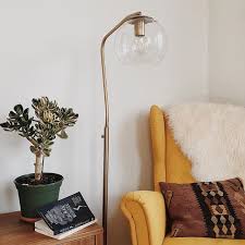 Madrot Glass Globe Floor Lamp Brass Project 62 Globe Floor Lamp Floor Lamps Living Room Floor Lamp Bedroom