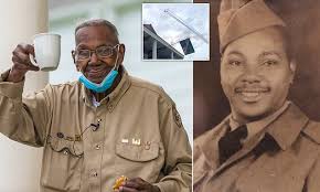 America's oldest living WWII veteran celebrates his 111th birthday with a  military flypast