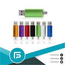 Souvenir Flashdisk Promosi Aluminium Otg Usb Merchandise Otg
