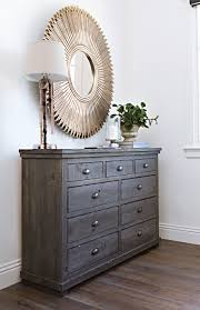 Sinclair Grey Dresser Shabby Chic Dresser Home Decor Bedroom Dressers