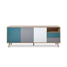 Newroom Kommode Jona Sideboard Sonoma Eiche Modern Highboard Anrichte Skandinavisches Design Wohnzimmer Schlafzimmer Flur Es In 2020 Sideboard Sonoma Eiche Anrichte