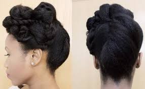 This style which is also known as straight backs is considered as the best protective style for women who have naturally curly hair. 50 Cute Updos For Natural Hair