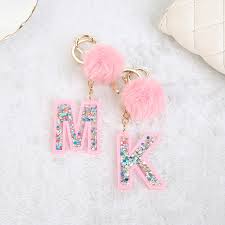 Sweet words, pics for dp, alphabet, stylish alphabets, love words, love. Pink Pompom Letter Keychain Dried Flower English Words Keyring A Z Handbag Charms Pendant Ornament Key Ring Holder Jewelry Gifts Aliexpress Mobile