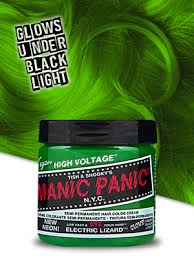 All photos should be manic panic, special effects, punky colour, fudge hair dye, or you can send a pic of temporary hair color with bwild or team color hair spray. Amazon Com Manic Panic Electric Lizard Hair Dye Classic Chemical Hair Dyes Beauty Personal Care