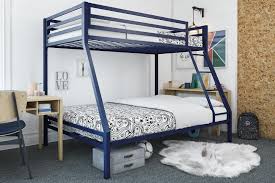 Mainstays Premium Twin Over Full Bunk Bed Multiple Colors Walmart Com Metal Bunk Beds Bunk Bed Mattress Full Bunk Beds
