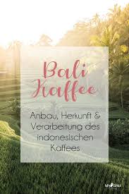 Bali Kaffee Und Die Geschichte Hinter Dem Braunen Gold Aus Indonesien Bali Kaffeepflanze Kaffeeanbau