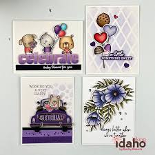 Gift cards make great gifts and essentially act as a cash credit to a retailer. Inking Idaho The Purple Gift Card Set Kartenideen
