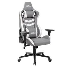 Techni Sport Ts 83 Grey And White Ergonomic Executive Gaming Chair Rta Ts83gry Wht The Home Depot Gaming Chair Gamer Chair Boho Chair