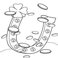 Good luck bear is all about spreading good luck for everyone. Lucky Horseshoe Coloring Pages Surfnetkids