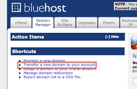 Faq How Do I Transfer My Domain Name Bluehost Blog