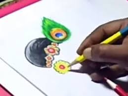 How To Draw Lord Krishna Color Painting Step By Step Video Dailymotion How to draw krishna face. how to draw lord krishna color painting step by step