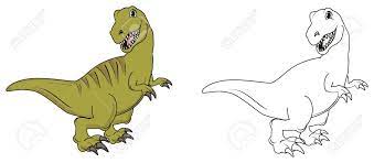 Dinosaurier ausmalbilder gratis ausdrucken bilder und malvorlagen kostenlos zum ausmalen. Farbige Dinosaurier Mit Farbung Dinosaurier Lizenzfreie Fotos Bilder Und Stock Fotografie Image 84852448