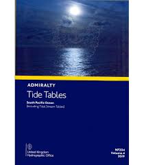Np204 Admiralty Tide Tables Att Volume 4 South Pacific Ocean Including Tidal Stream Tables 2019 Edition