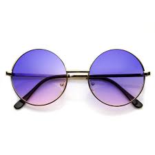 Retro Lennon Inspired Round Multi Color Rainbow Lens Sunglasses 9204 Round Sunglasses Fashion Eye Glasses Round Metal Sunglasses
