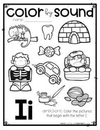 Freebie Color By Sound Beginning Sounds Beginning Sounds Worksheets Beginning Sounds Nursery Rhymes Activities