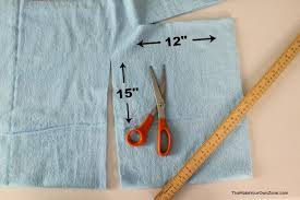 Take the rag and fold it two times. Homemade Cleaning Cloths The Make Your Own Zone