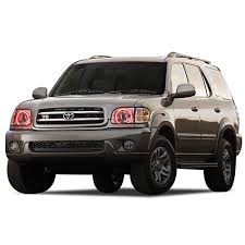 Sequoia limited 4wd (natl) package includes. Toyota Sequoia 01 04 Chs Multi Color Led Headlight Halo Ring Kit Ebay