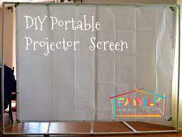 Diy Portable Projector Screen With Epson Projector Diy Outdoor Movie Screen Projector Screen Portable Projector Screen