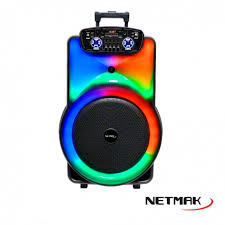 Parlante Inalambrico Liberty con Microfono y RGB NETMAK (NM-LIBERTY)