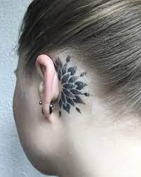 Ashtray Arts Tattoos On Instagram Healed Done At Atelier Klammheimlich Healed Healedtattoo Dotworktattoo Dotwo Art Tattoo Behind Ear Tattoos Tattoos