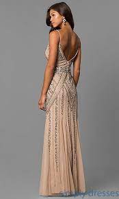 V Neck Beaded Long Formal Dress With Sequins Formal Dresses Long Prom Dresses Formal Dresses