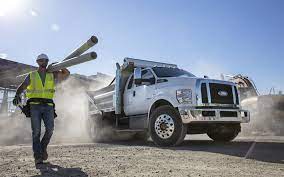Download Wallpapers Ford F 750 2021 Heavy Duty Pickup Truck Front View New White F 750 American Cars Ford For Desktop Free Pictures For Desktop Free