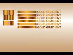 Golden Gradient In Illustrator Cc 2017 Youtube