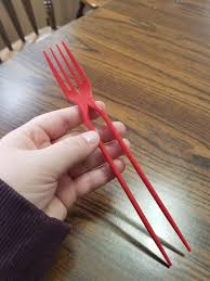 panda express has forks that double as