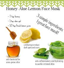 3 Honey Aloe Lemon Face Mask 3 Lemon Face Mask Lemon Juice Face Juice Mask